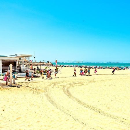 Ocean View Beach Apartment With Pool & Balconies El Puerto de Santa Maria Luaran gambar