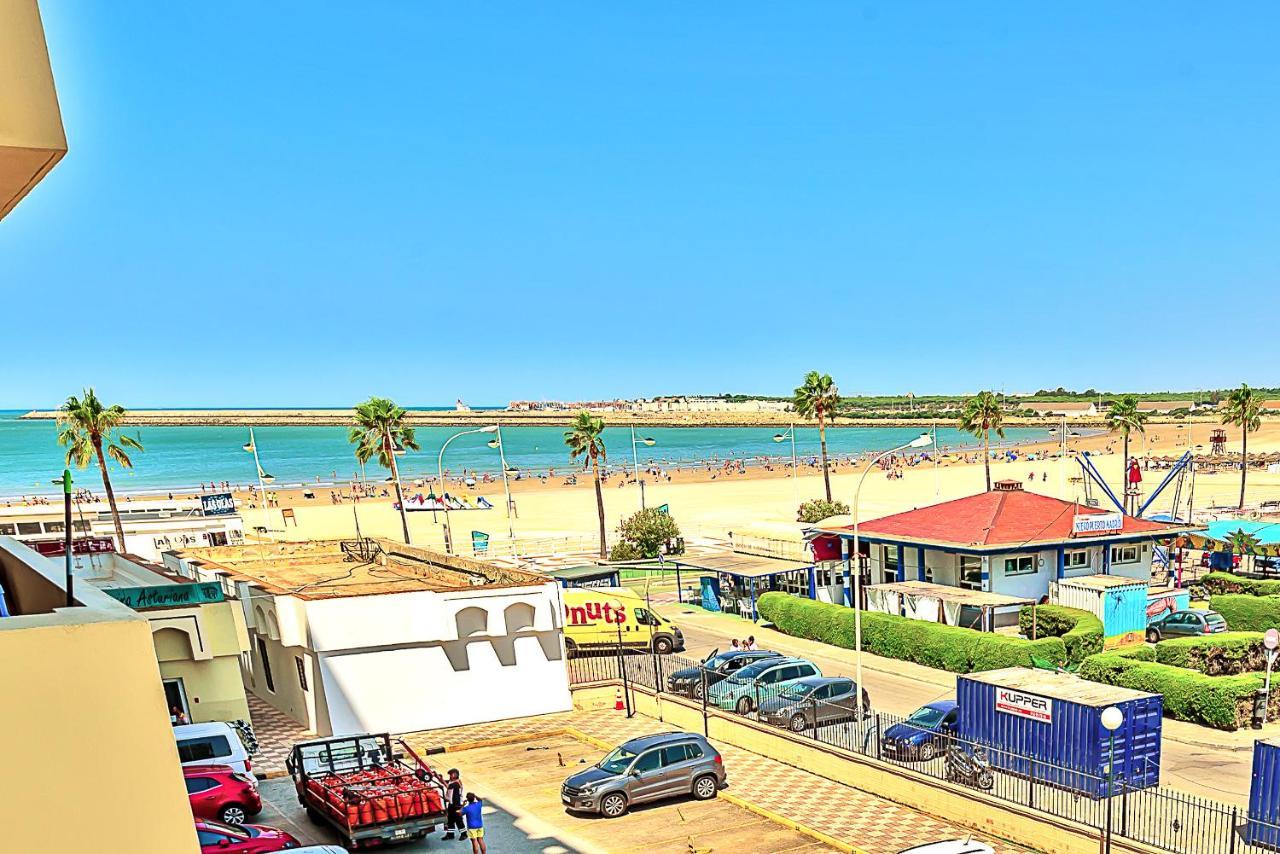 Ocean View Beach Apartment With Pool & Balconies El Puerto de Santa Maria Luaran gambar