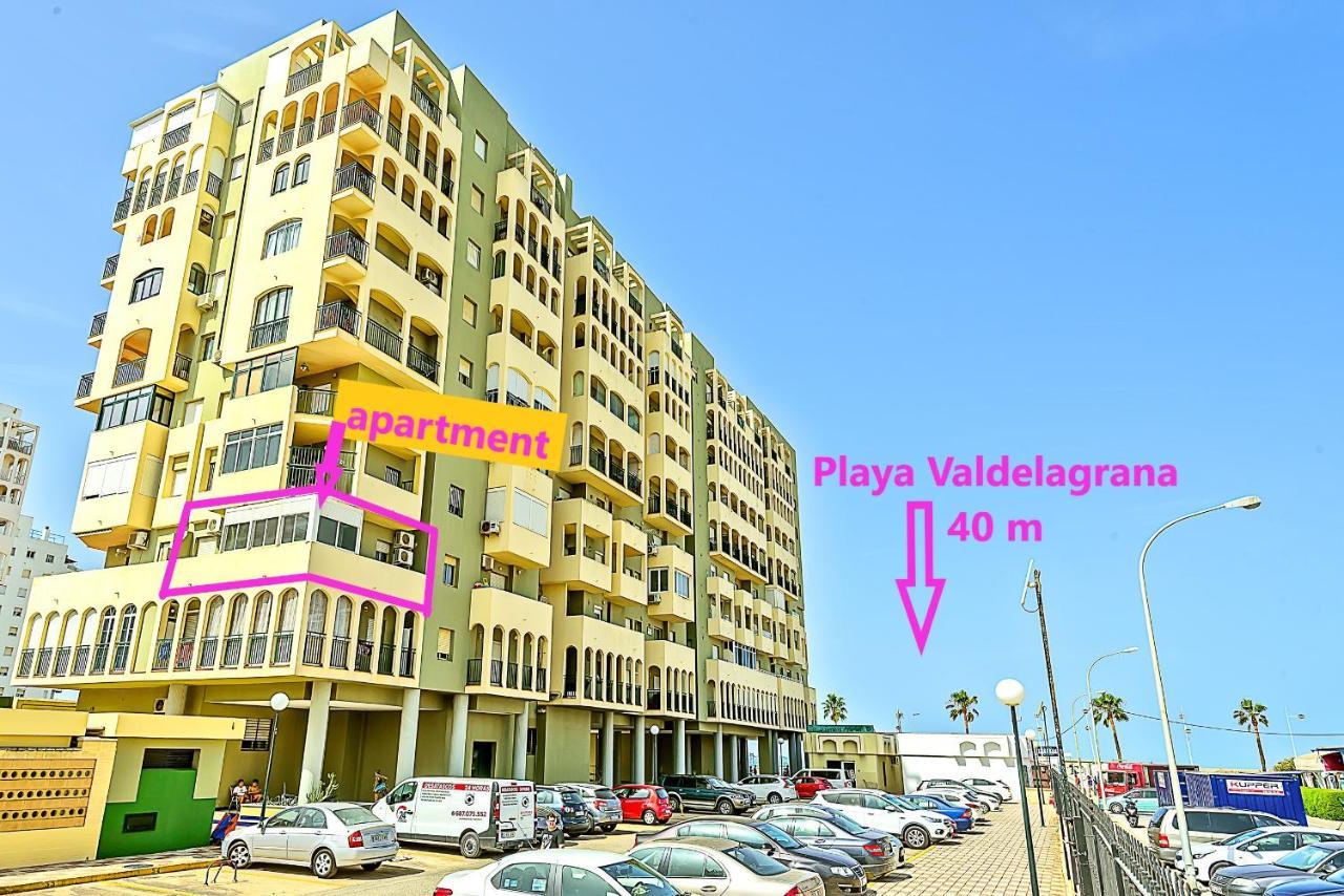 Ocean View Beach Apartment With Pool & Balconies El Puerto de Santa Maria Luaran gambar
