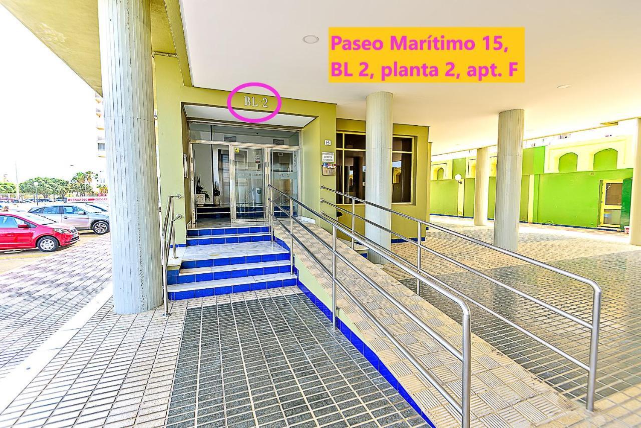 Ocean View Beach Apartment With Pool & Balconies El Puerto de Santa Maria Luaran gambar